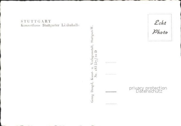 Stuttgart Konzerthaus Liederhalle – Bild 2