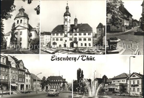 Eisenberg Thueringen Schlosskirche Rathaus Steinweg