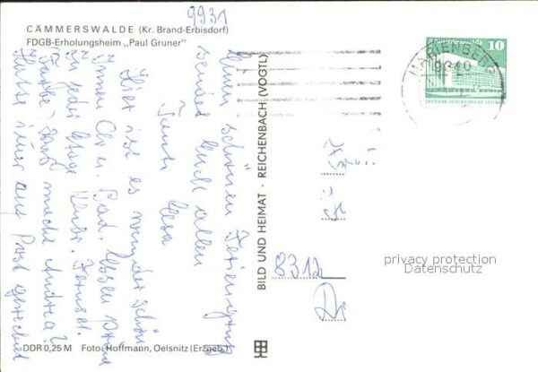 Caemmerswalde FDGB Erholungsheim Paul Gruner – Bild 2
