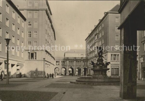 Dresden Weisse Gasse Gänsedieb-Brunnen