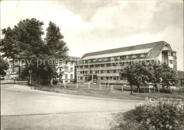 Oberhof Thueringen FDGB Wohnheim Georgi Dimitroff