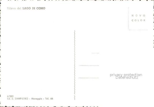 Lago di Como Panoramakarte – Bild 2