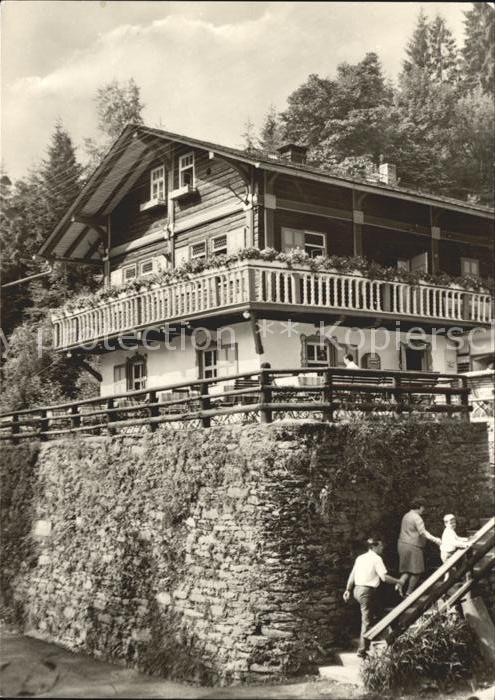 Bad Blankenburg Schweizerhaus im Schwarzatal