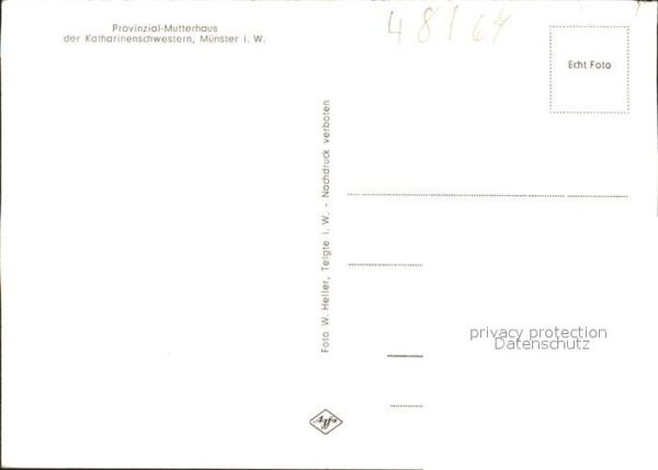 Muenster Westfalen Provinzial Mutterhaus der Katharinensch – Bild 2