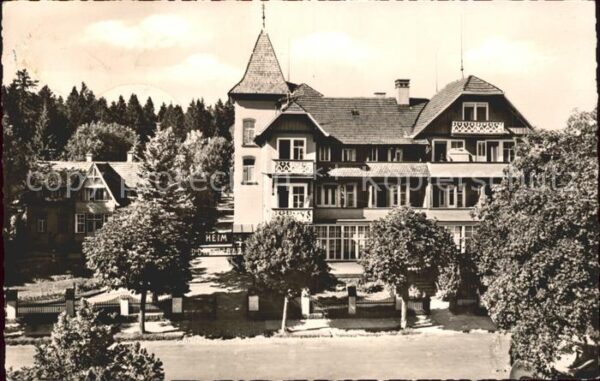 Koenigsfeld Schwarzwald Chr Erholungsheim Doniswald