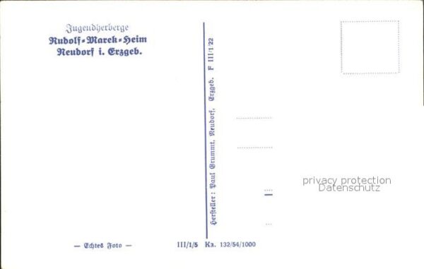 Neudorf Erzgebirge Jugendherberge Rudolf Marck Heim – Bild 2