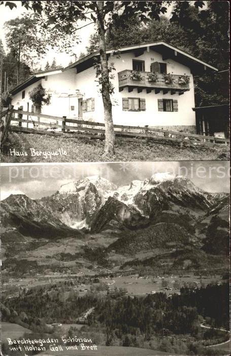 Berchtesgaden Haus Bergquelle Schönau Hohen Goll Bret