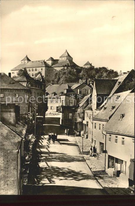Augustusburg Dorfpartie Burg