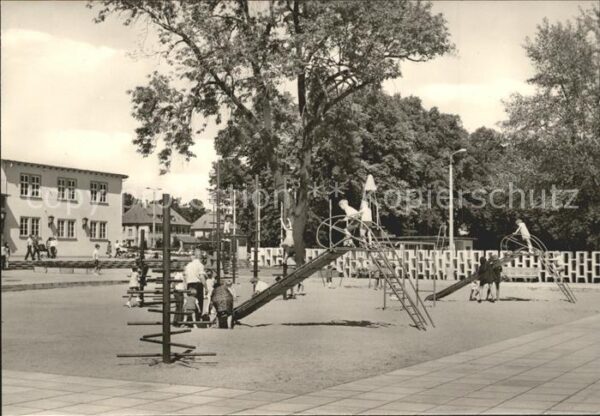 Muehlhausen Thueringen Naherholungsheim Schwanenteich Spielpla