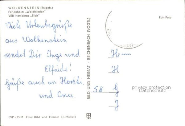 Wolkenstein Erzgebirge Ferienheim Waldfrieden – Bild 2