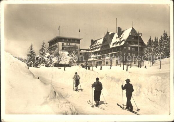 Feldberg Schwarzwald Hotel Feldbergerhof Skifahrer