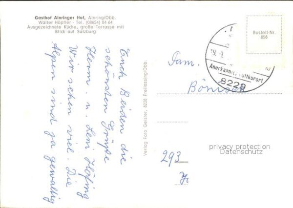 Ainring Gasthof Ainringer Hof Staufen Zwiesel – Bild 2