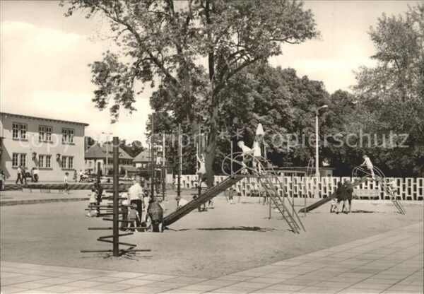 Muehlhausen Thueringen Naherholungsheim Schwanenteich Spielpla