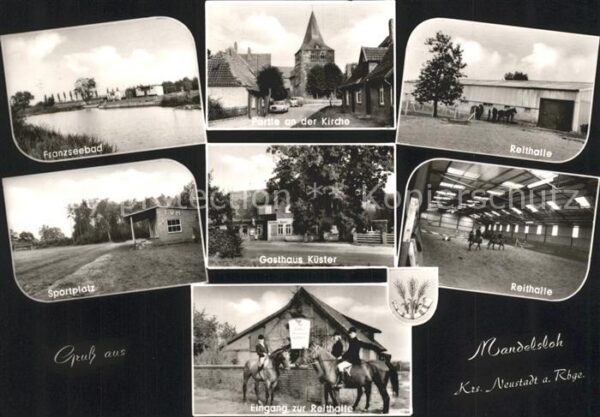Mandelsloh Franzseebad Sportplatz Reithalle Gastha