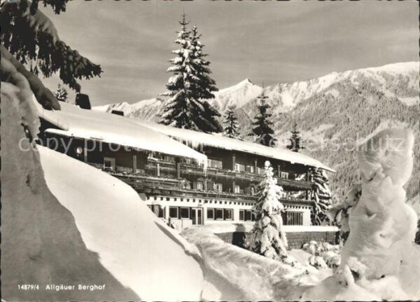 Sonthofen Oberallgaeu Allgäuer Berghof