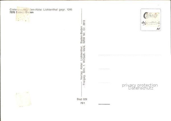 Baden-Baden Abtei Lichtenthal Fliegeraufnahme – Bild 2