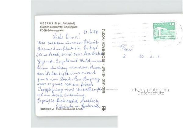 Oberhain FDGB Erholungsheim – Bild 2