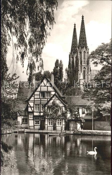 Soest Arnsberg Grosser Teich Wiesenkirche