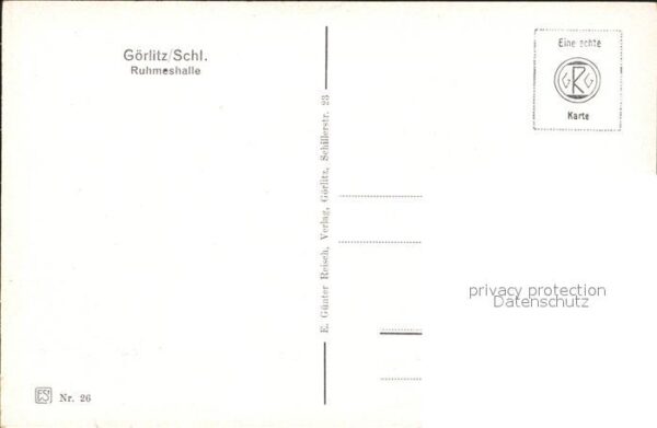 Goerlitz Niederschlesien Ruhmeshalle – Bild 2