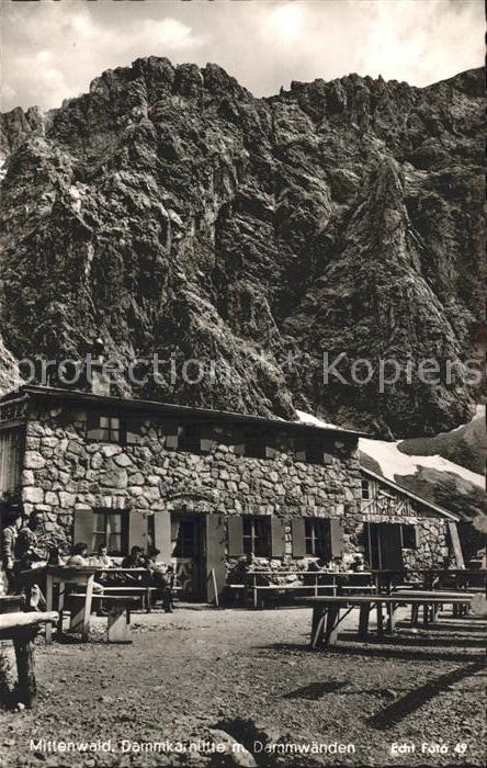 Mittenwald Bayern Dammkarhütte Dammwänden