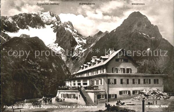 Alpspitze Kreuzeckhaus Zugspitze Waxenstein Fiffe