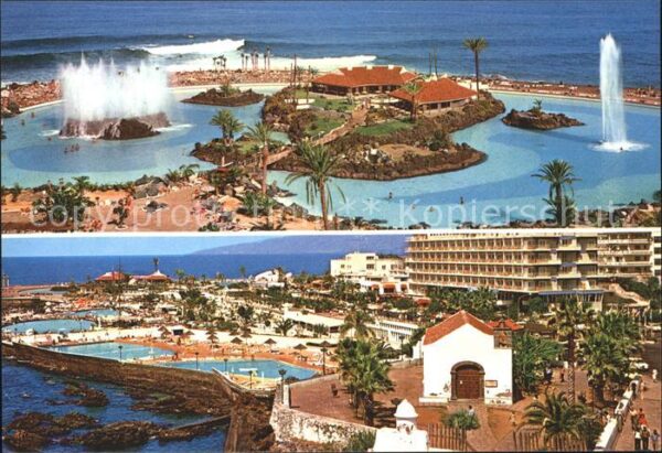 Tenerife Puerto de la Cruz Lago Martianez San Te