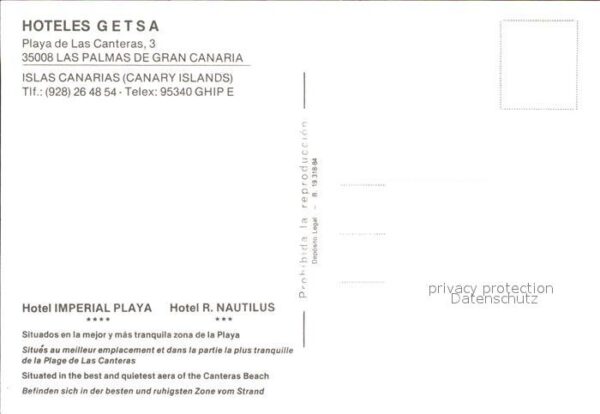 Las Palmas Gran Canaria Hoteles Getsa Playa del las Canteras – Bild 2