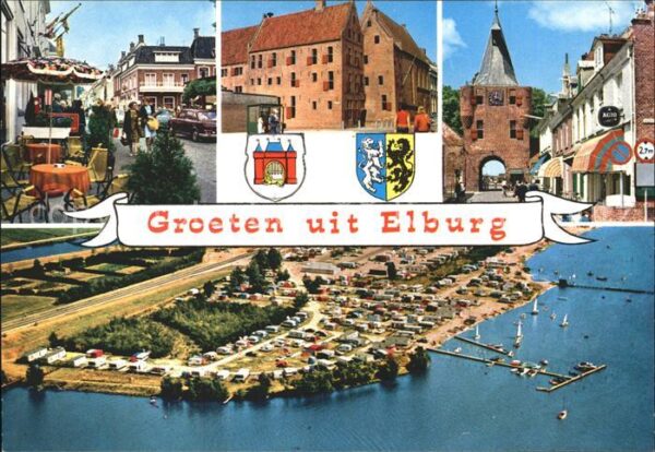 Elburg Fliegeraufnahme Tor Cafe