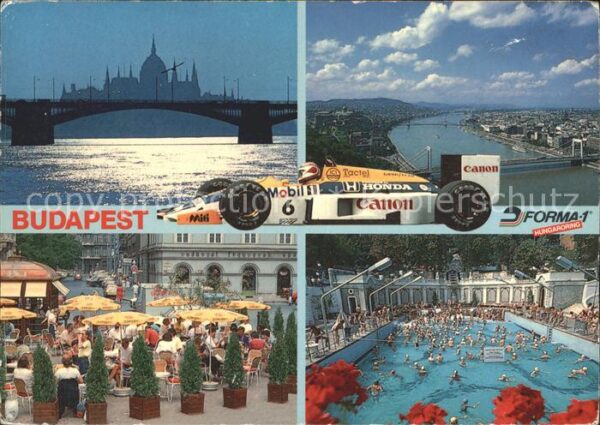 Budapest Forma 1 Brücke Schwimmbad