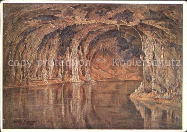 Saalfeld Saale Feengrotten Linke Quellgrotte Künstlerk