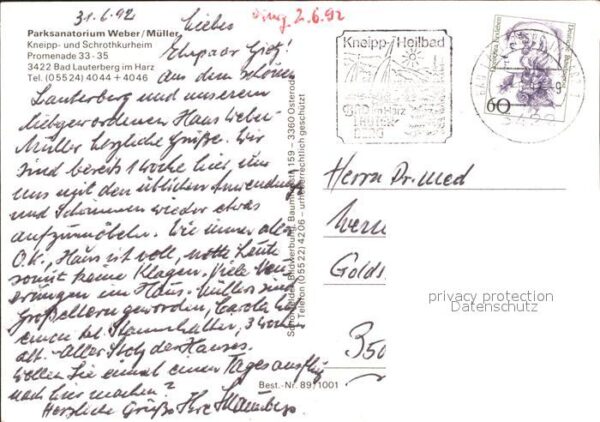 Bad Lauterberg Parksanatorium Weber – Bild 2