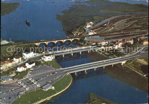 Irun International Bridges Fliegeraufnahme