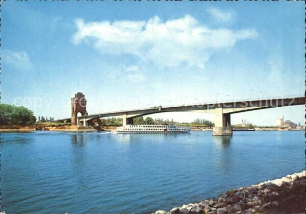 Worms Rhein Nibelungenbrücke