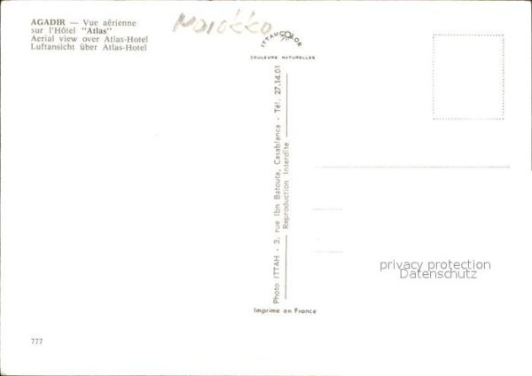 Agadir Fliegeraufnahme Hotel Atlas – Bild 2