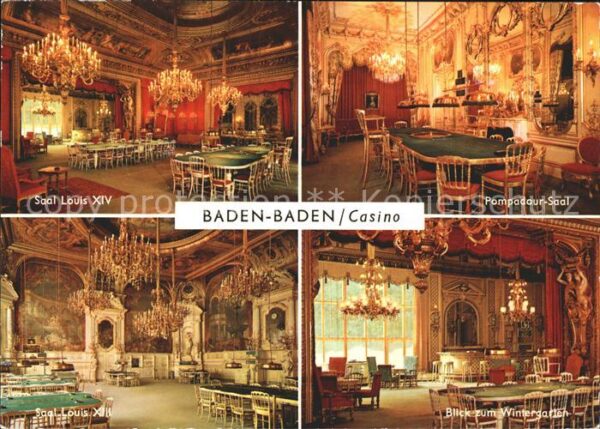 Baden-Baden Casino Pompadour Saal Wintergarten Saal