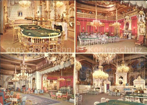 Baden-Baden Casino Saal Pompadour Roter Saal