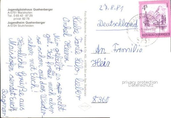 Maishofen Jugendgästehaus Quehenberger – Bild 2