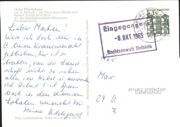 Montabaur Westerwald Hotel Montabaur Fliegeraufnahme – Bild 2