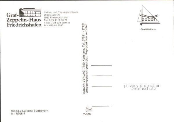 Friedrichshafen Bodensee Kultur Tagungszentrum – Bild 2