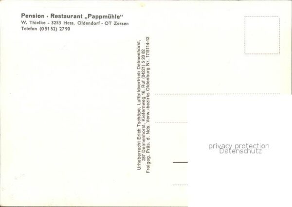 Zersen Pension Restaurant Pappmühle Fliegerauf – Bild 2