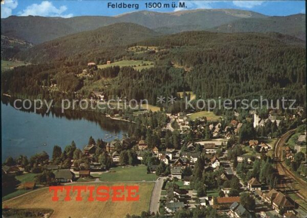 Titisee Feldberg Fliegeraufnahme