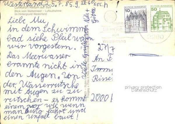 Keitum Sylt Fliegeraufnahme Wattenmeer Westerland – Bild 2