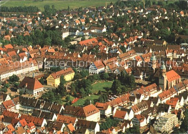 Freudenstadt Marktplatz Fliegeraufnahme
