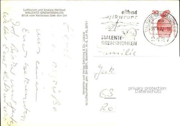 Malente-Gremsmuehlen Kellersee Fliegeraufnahme – Bild 2