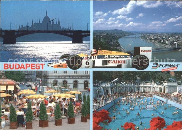 Budapest Forma 1 Schwimmbad Cafe Brücke