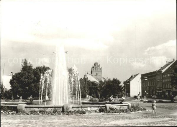 Anklam Steintor Springbrunnen
