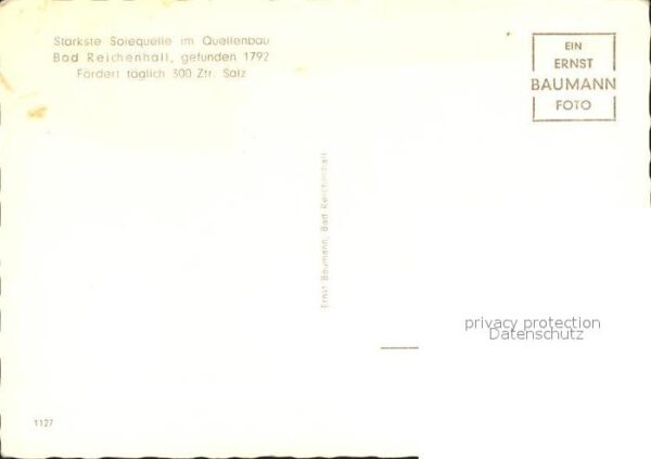 Bad Reichenhall Karl Theodor Solequelle Soline – Bild 2
