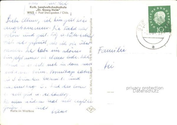 Wies Steingaden Katholische Landvolkshochschule Dr Geor – Bild 2