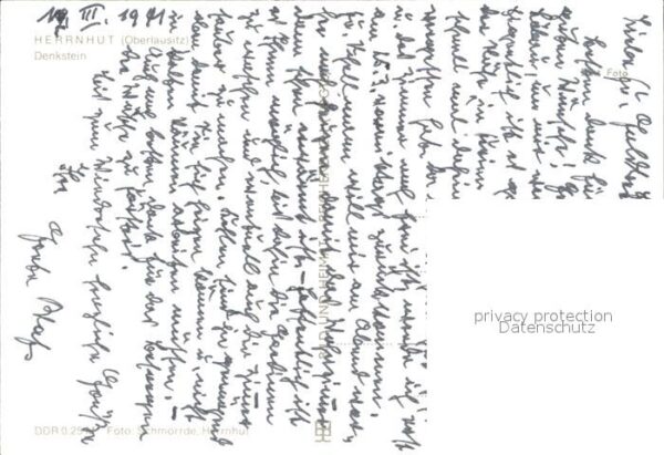 Herrnhut Denkstein – Bild 2
