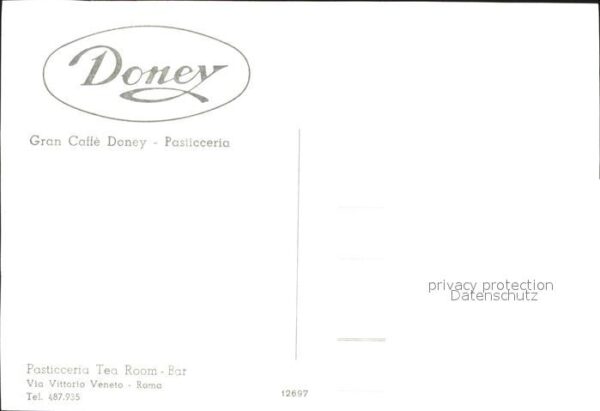 Roma Rom Gran Caffe Doney Pasticceria – Bild 2
